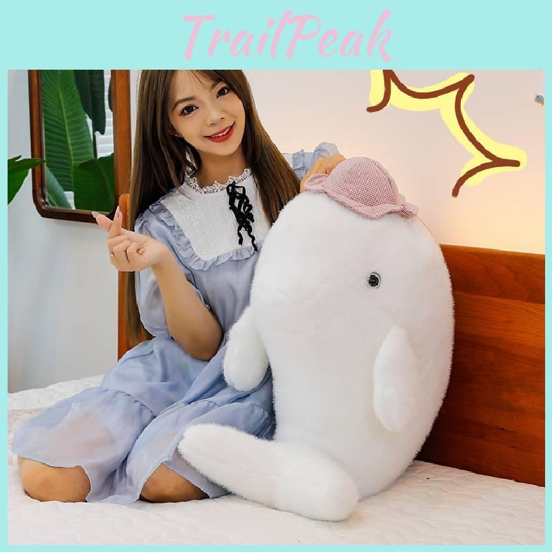 Toys Plush Dolphin Hat Cartoon Stuffed Dolls Room Decorations Kids Xmas Gifts