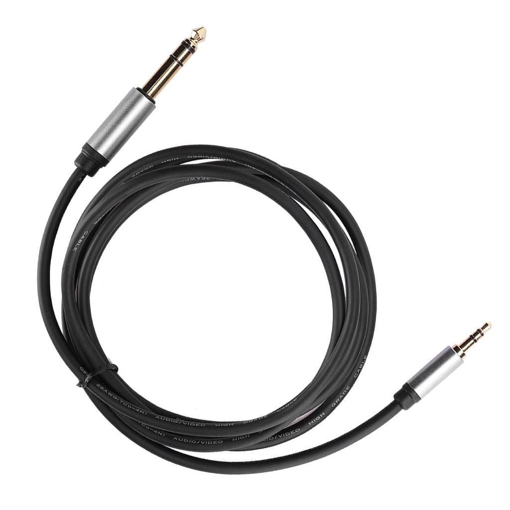 3.5MM to 6.5MM Audio Adapter Cable Male to Male HiFi Sound Quality Connection Line for Phone(1.8M )