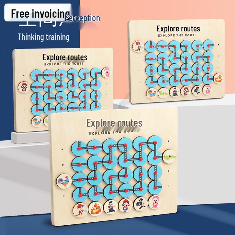 

Montessori Puzzle & Maze Wall Toys for Kindergarten & Junior Class