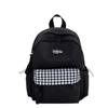 Fresh and Sweet Candy-colored Plaid Backpack for Junior High School Students, Casual and Light Shopping Backpack.