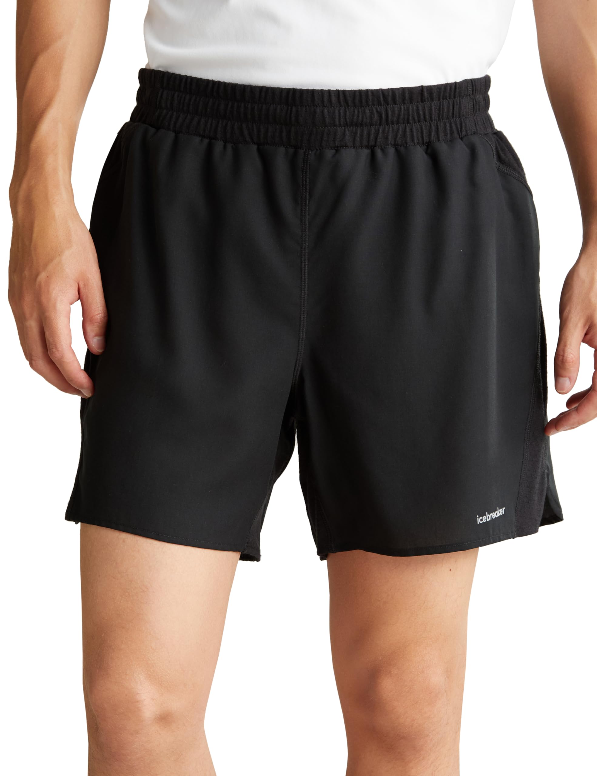 

M MERINO 125 ZONEKNIT SPEED SHORTS Black S [Icebreaker] 6” чорний