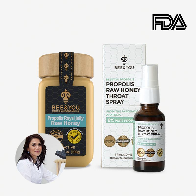 

Hyrn B&U Royal Police Honey Season Set Propolis Royal Jelly Raw Honey 190g + Propolis 6% Oral Spray 30ml