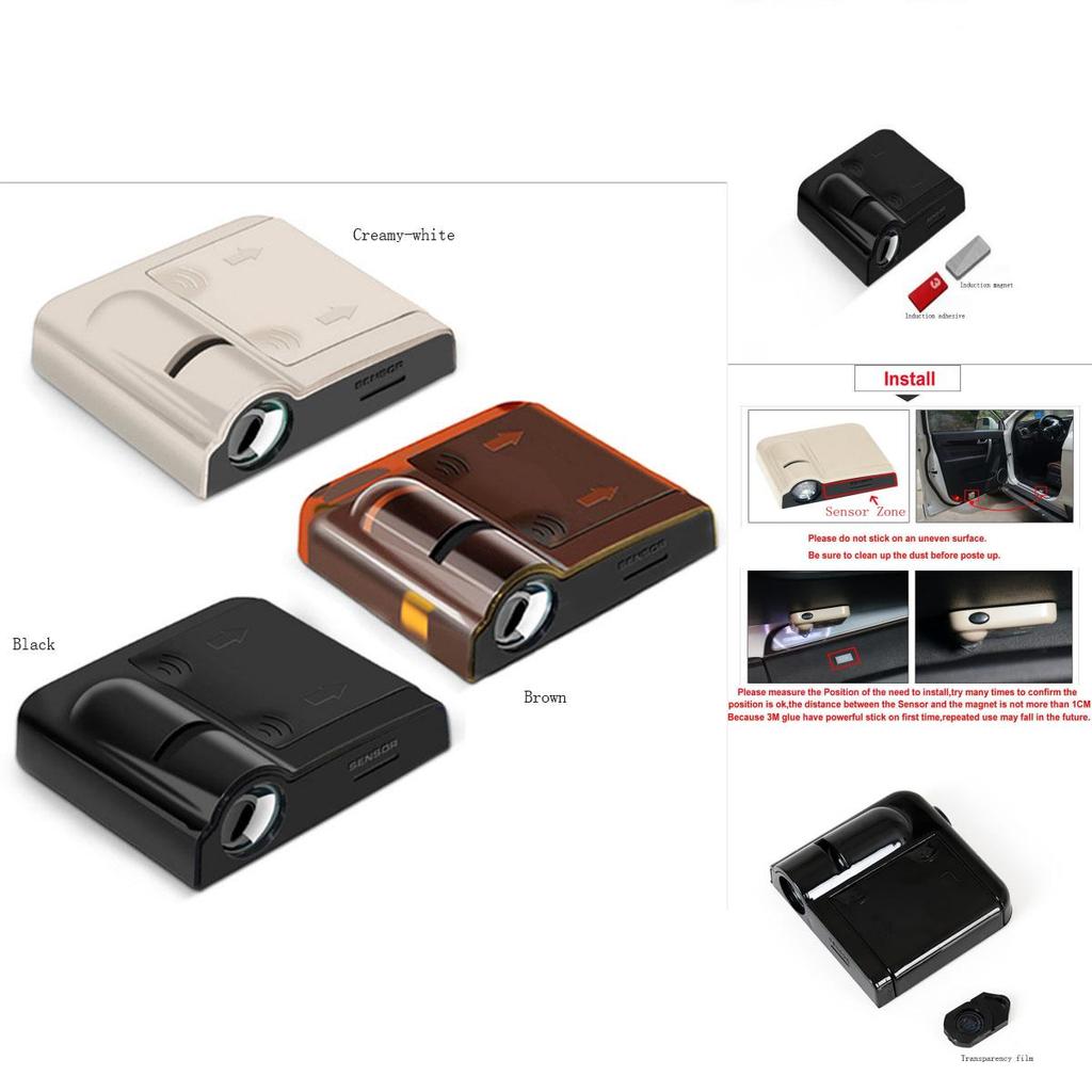 Langlebige Hochwertige Kabellose LED Einstiegsleuchten für Autotüren mit Toyota Logo