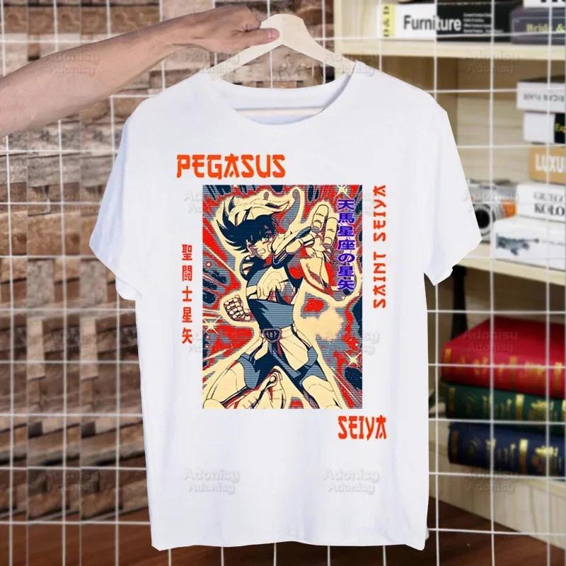 Saint Seiya Anime Manga Phoenix T-shirts Summer Men/Women Hip Hop Funny Print Tshirt Streetwear T Shirts Short Sleeve Tops