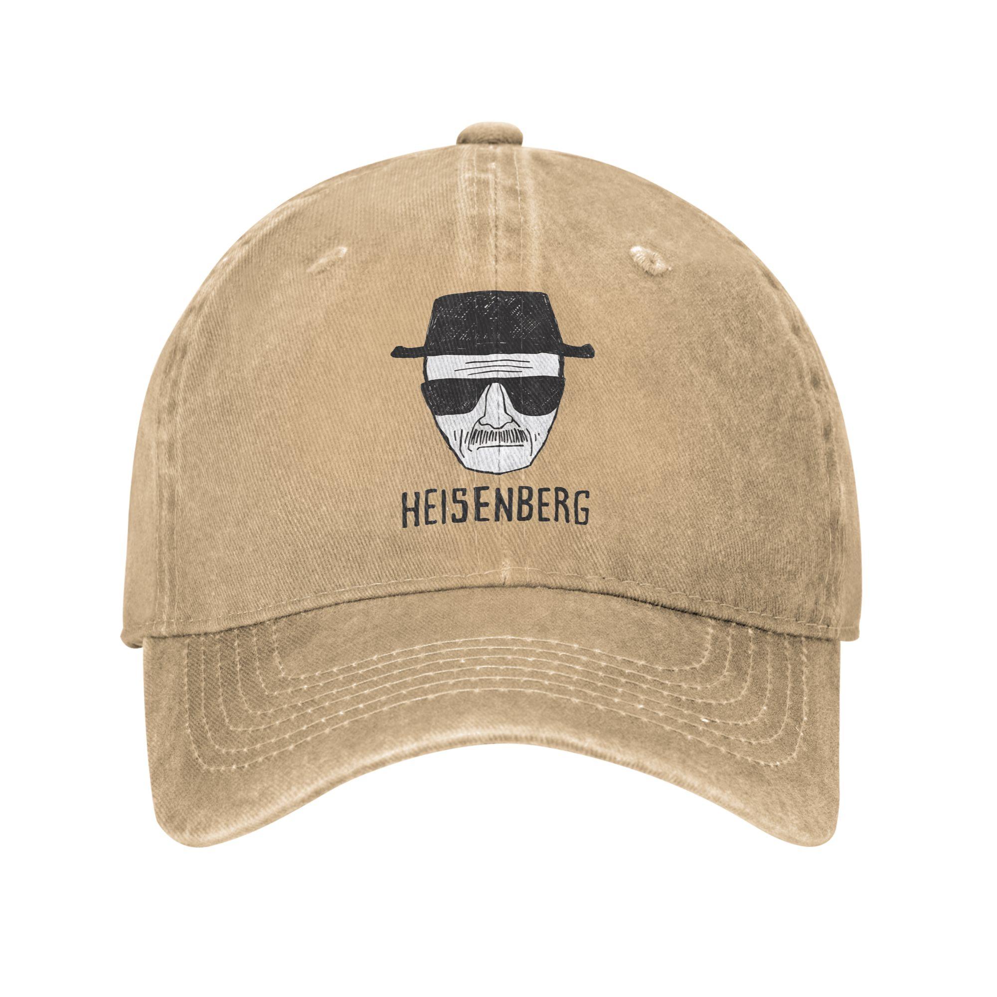

Heisenberg Baseball Cap Sun Breaking Bad Outdoor Gym Adjustable Washed Trucker Hat Couple Women Casual Custom DIY Snapback Cap One Size хаки