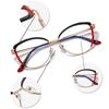 Women's Cat Eye Blue Light Glasses -1 To -6 Myopia Eyewear Fashion TR90 Frame