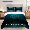 Deep Sea Mystery Titanics Legacy Three-piece Set (1 * Duvet Cover + 2 * Pillowcase, Without Core) 2D Flat Christmas Birthday Gift Soft and Comfortable