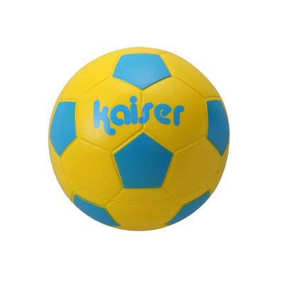 KAISER Soft Soccer Ball, Size 2, KW-224YSBL, with Ball Net, for Leisure and Family Sports