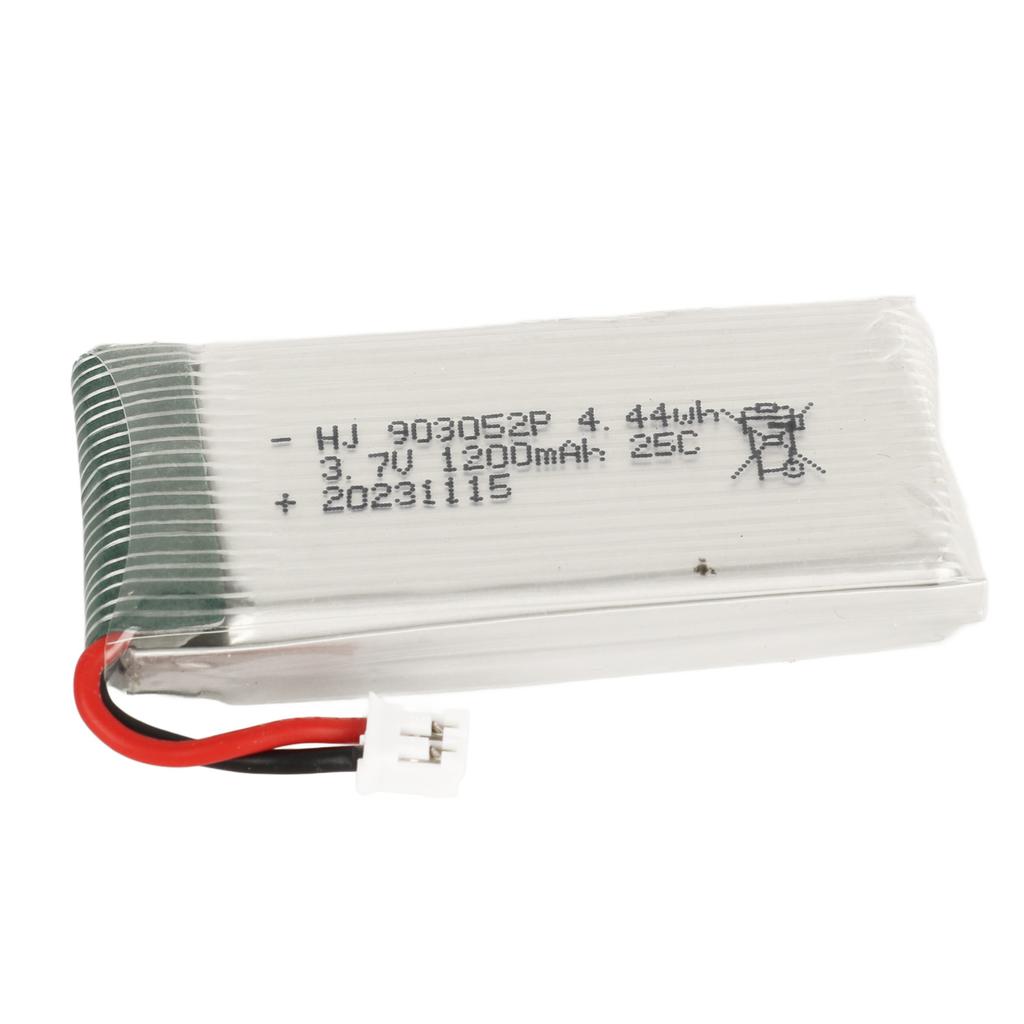 Batteria al Litio 3.7V 1200mAh 25C per Drone Quadricottero RC X5SW 903052P Batteria per Drone RC con Connettore PH2.0