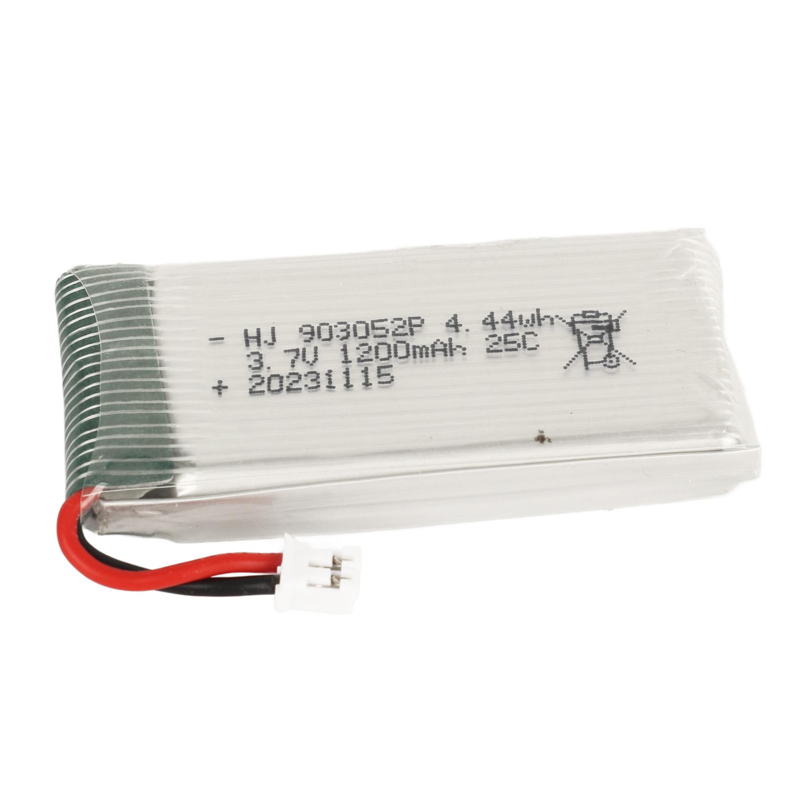 

Літієва батарея 3,7 В 1200 мАг 25C для радіокерованого квадрокоптера X5SW 903052P акумулятор для радіокерованого дрона з PH2.0