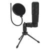 Condenser Microphone Noise Reduction Professional Condenser Mic with Tripod Stand for Live Streaming Podcasting