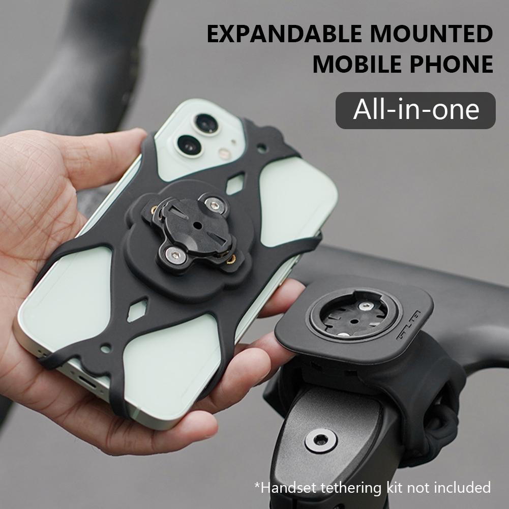 Silicone Bicycle Computer Mount Shockproof Bike Computer Holder Multi-Function Cycling Extended Computer Mount for MTB Road Bike
