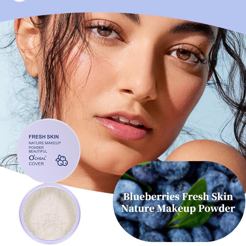 

O CHEAL Рассыпчатая пудра Минеральная матовая фиксация Натуральная свежая корректирующая пудра 5g