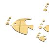 1 Set Unique Wall Sticker Waterproof Art Decoration Sea Fish Bubble