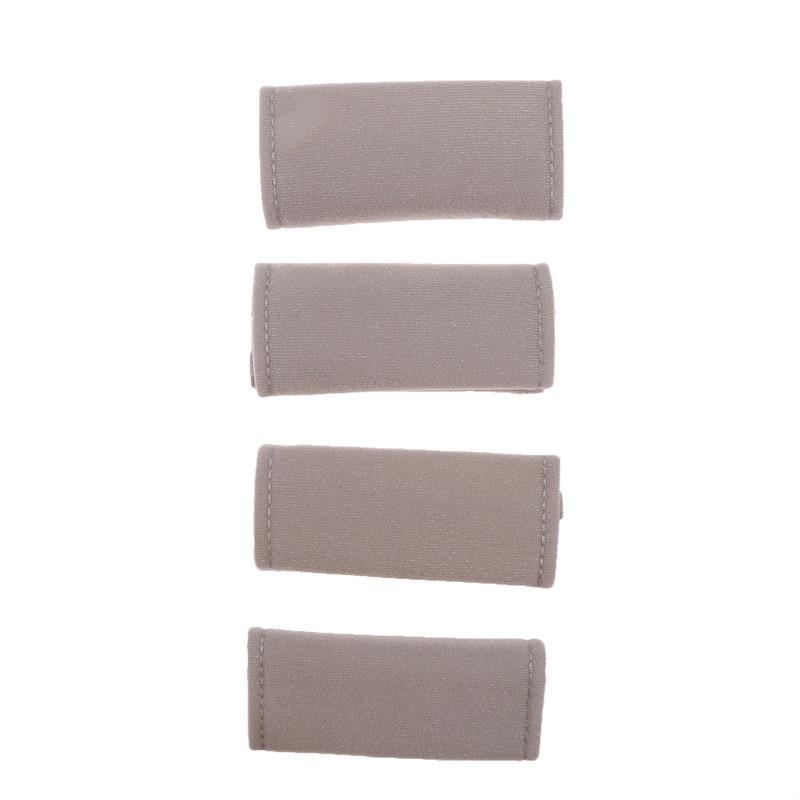 1/4Pcs Car Roof Armrest Decor Soft Suede Cover Auto Interior Pull Handle Gloves Protection Ceiling Handle Protective Covers NEW