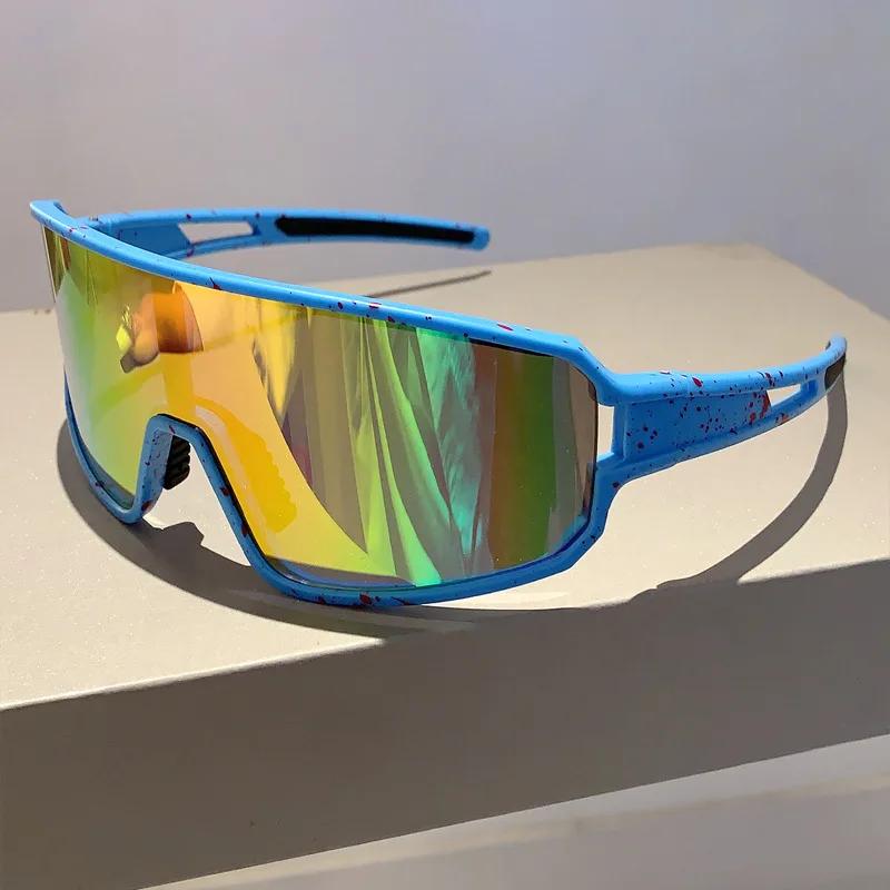 One Piece Sunglasses Women For Men Luxury Brand Designer Vintage Sun Glasses Punk Sport Riding Outdoor Goggle Uv400