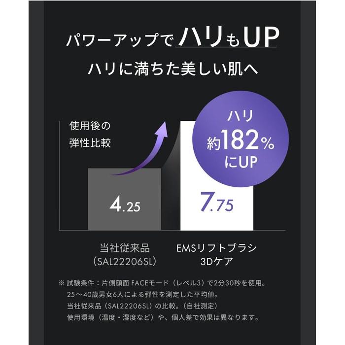 SALONIA Beauty Device EMS Lift Brush 3D Care [Amazon.co.jp Exclusive] Top Model