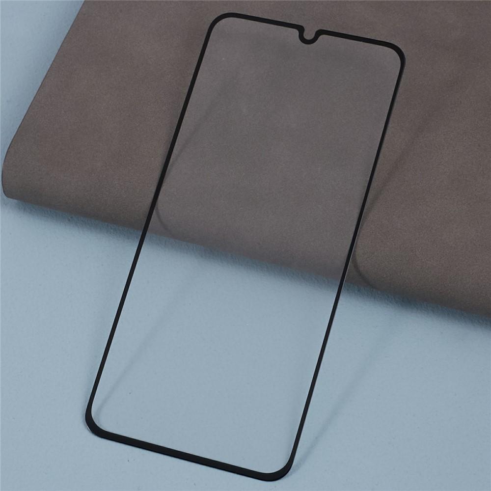 For Samsung Galaxy A24 4G (162.1 x 77.6 x 8.3mm) Tempered Glass Film Silk Printing Full Glue Secondary Hardening Full Screen Protector