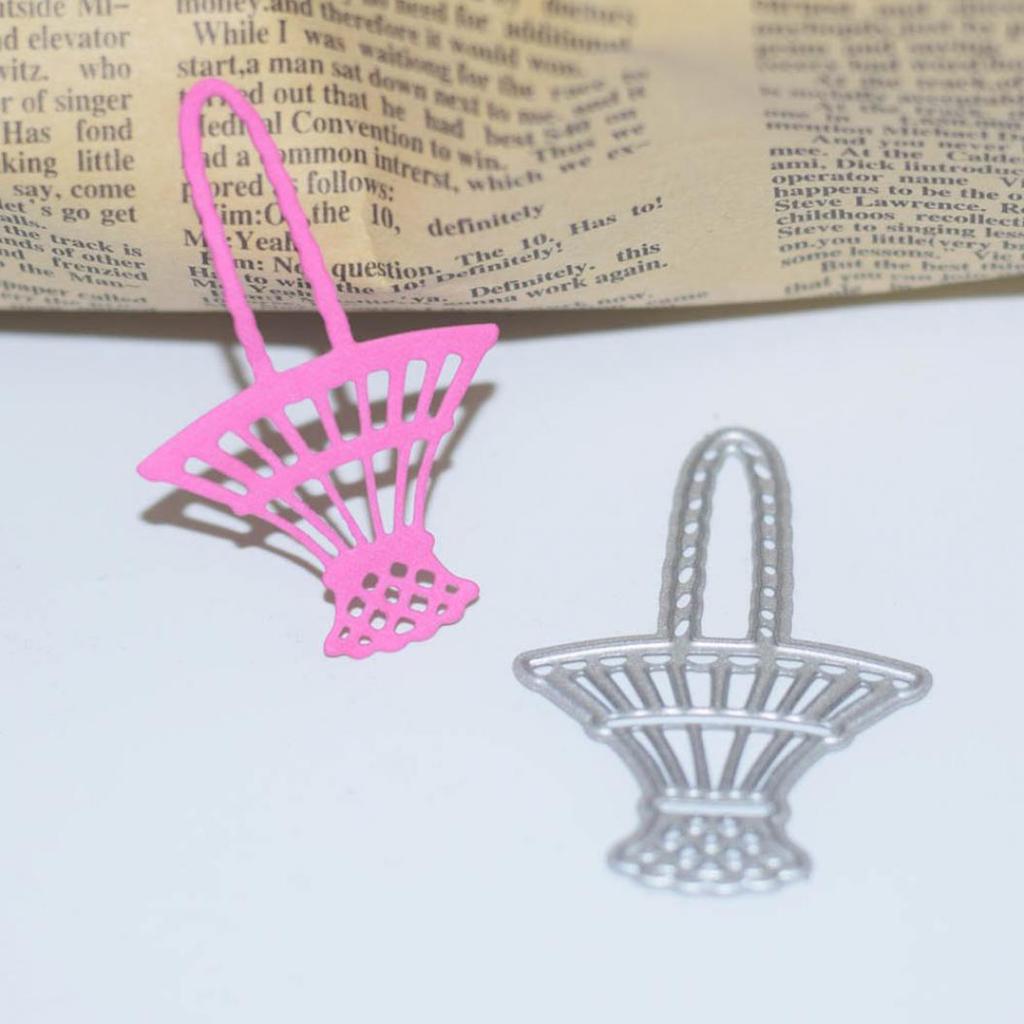 Blumenkorb Metall-Stanzschablone für Kartenherstellung, Scrapbooking, Fotoalbum