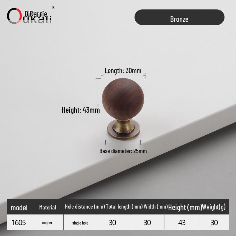 Colorful Ceramic Knob for Cabinets & Drawers - Round, Single Hole Design