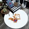 Bobo Siebenschläfer Round Area Rug,Carpet Rug for Living Room Bedroom Sofa Playroom Decor,Non-slip Floor Mat