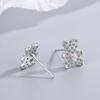 2026 Little Fresh Animal Cartoon Bear Girl Heart Diamond Love Ear Jewelry Stud Earrings
