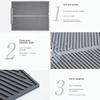 1PC Silicone Dreno Pad Secagem Tapete Potes Prato Dreno Tapete Para Cozinha Talheres Tapetes Antiderrapantes Anti-escaldante Coaster Utensílios De Cozinha