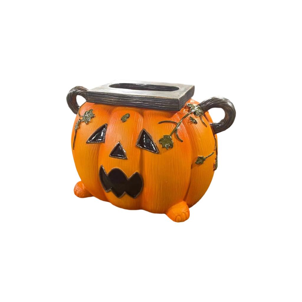 Halloween Pumpkin Tissue Box