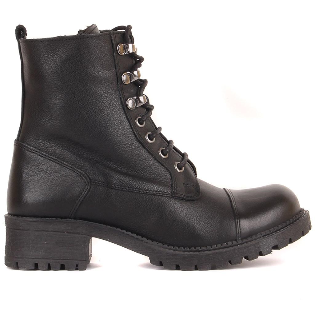 

Moxee - Черные женские ботинки на молнии 37 чёрный