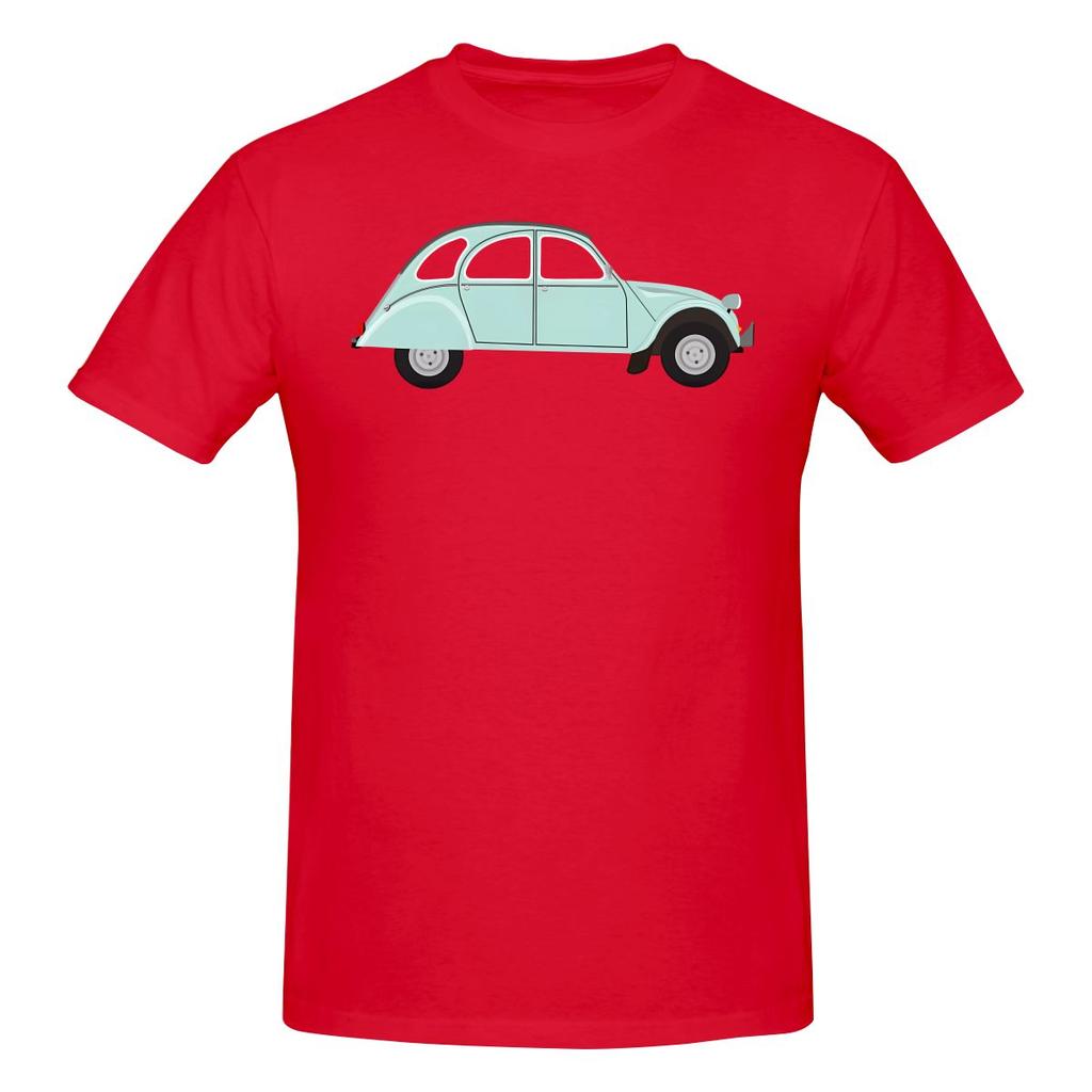 Citroen 2cv Arte Retrò T-shirt Assorbente e Traspirante Brand Retrò Trendy Versatilità Quotidiana Manica Corta