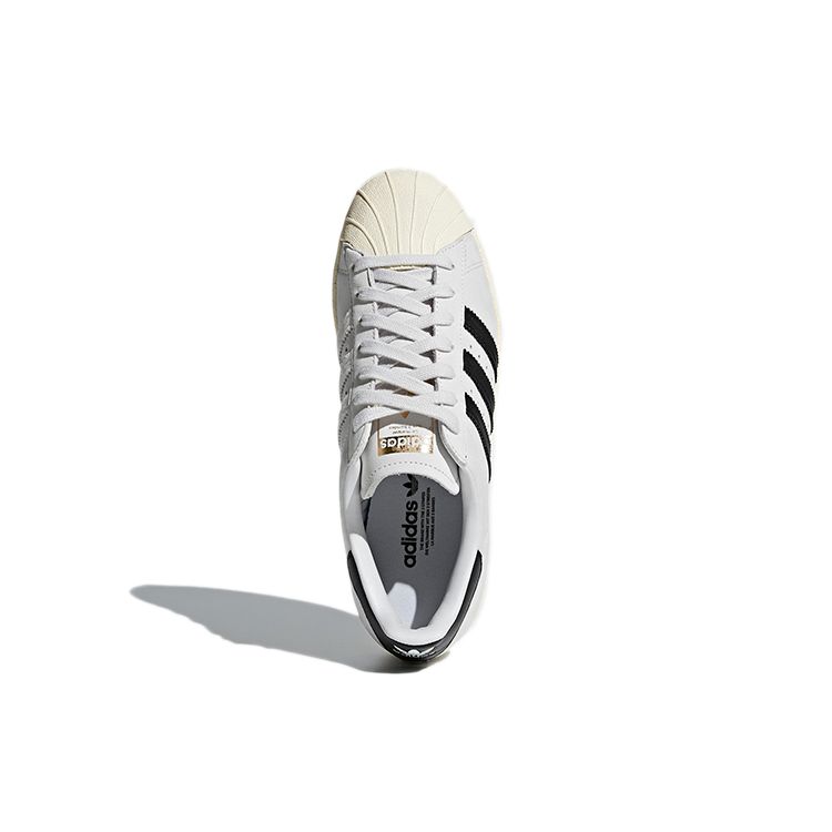 Adidas Originals Superstar 80s Comfortable Low-Top Sneakers Women Sneakers Gray Black CQ2512