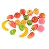 10Pcs Many Kinds Of Fruit Miniature Dollhouse Kitchen Decor Handmade Food Supply Home Decoration