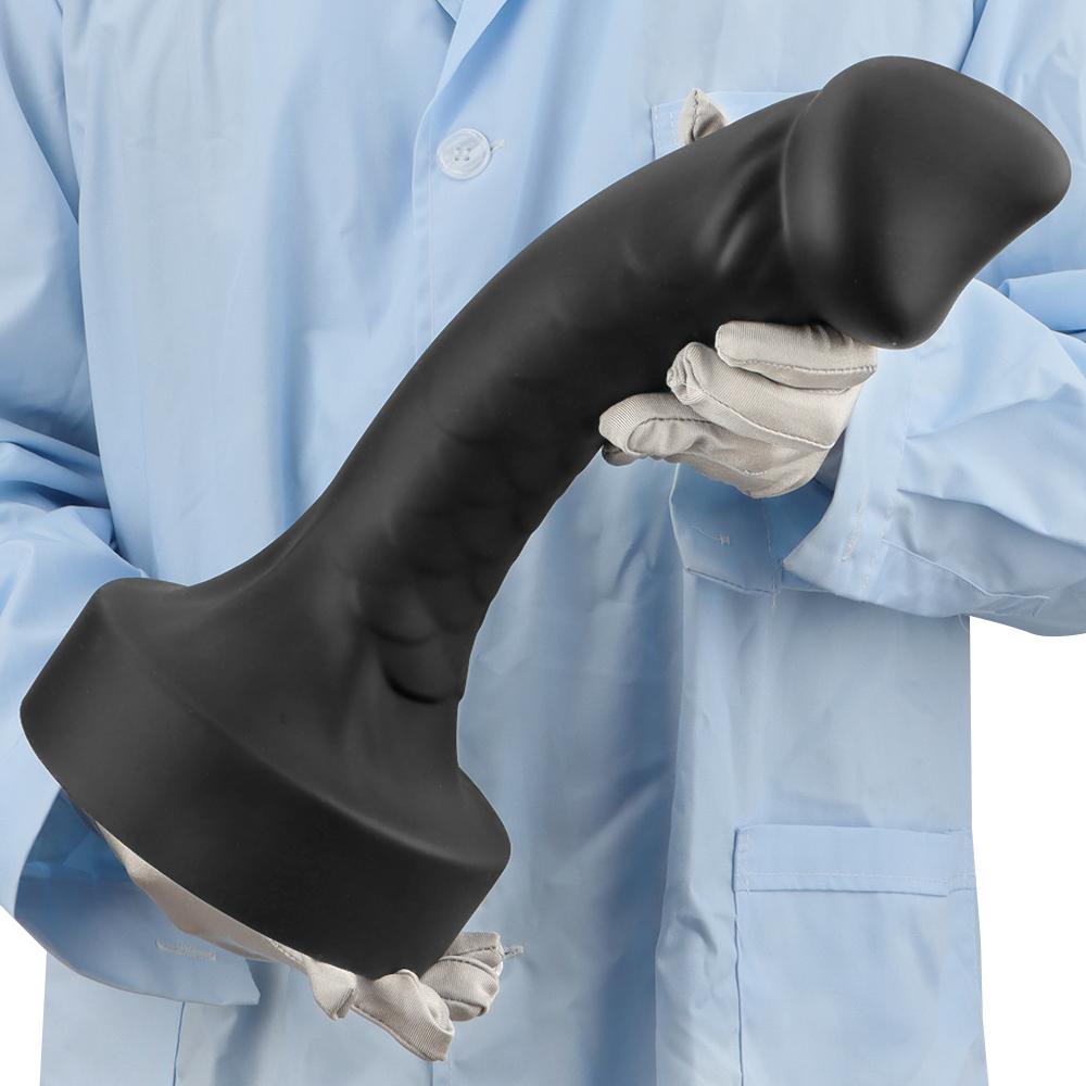 Silikonové dildo Oversized anální kolík masturbátor Fisting Big Dick Realistický popruh na penis na penisu BDSM