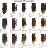 Wig Gradient Ponytail Long Wave Wig Extensions [Brightlara] Two-tone One-touch cy73x-K-PK
