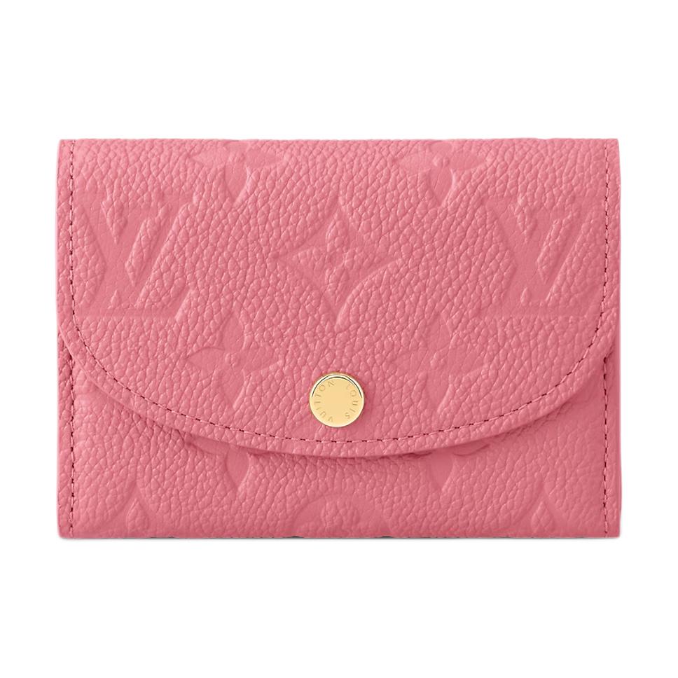 

Гаманець Louis Vuitton Rosalie зі шкіри з тисненням логотипу Жіночий гаманець Малиновий M25808 Box(Basic Set+Box)