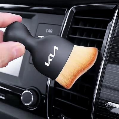 For Rio K5 K2 Sportage Ceed Sorento HSRYA4 Picanto Stinger Soul Car Interior Cleaning Soft Brush Air Outlet Clean Brush Accessories