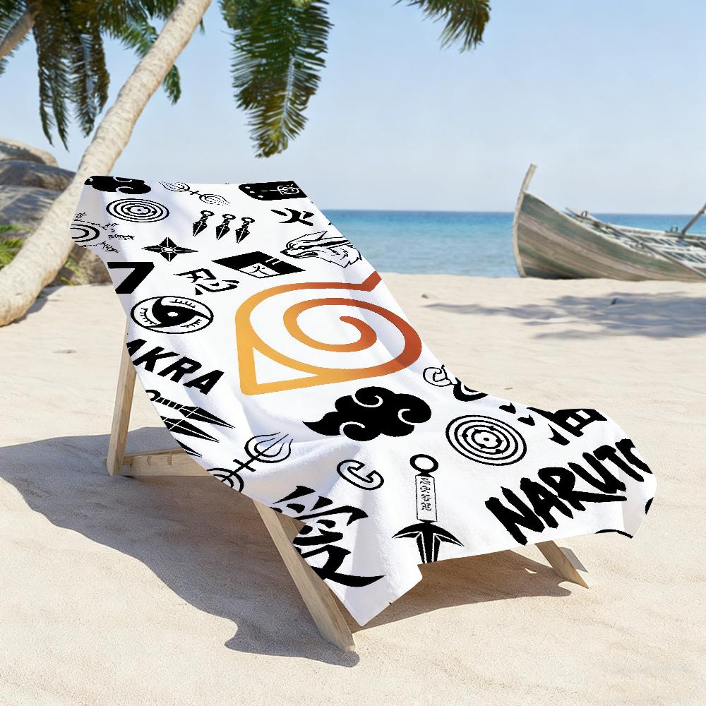 Classic Anime N-Naruto-S-Akatsuki Towel Soft Pool Gift For Travel Gym Shower Camping Quick Dry Sports Large Beach Towels