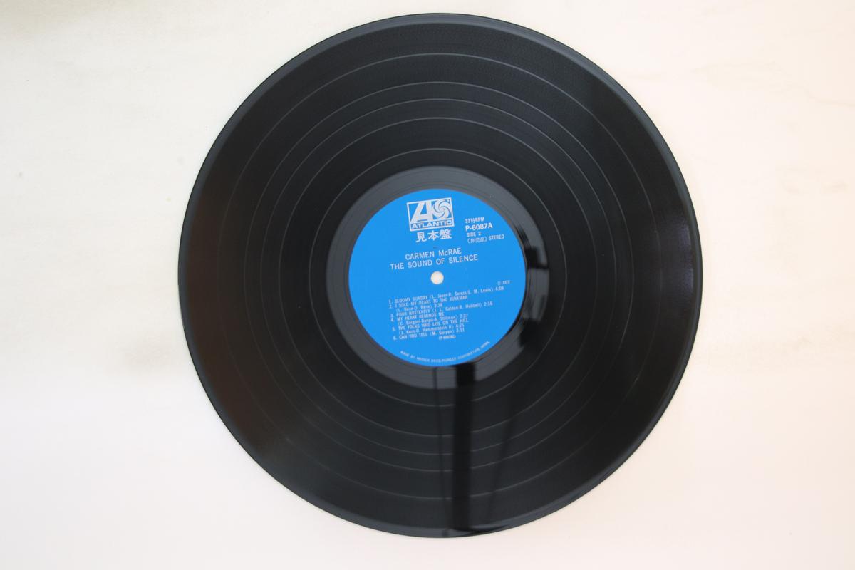

LP Record CARMEN MCRAE - Sound Of Silence P6087APROMO ATLANTIC 1972 Japan Jazz Used