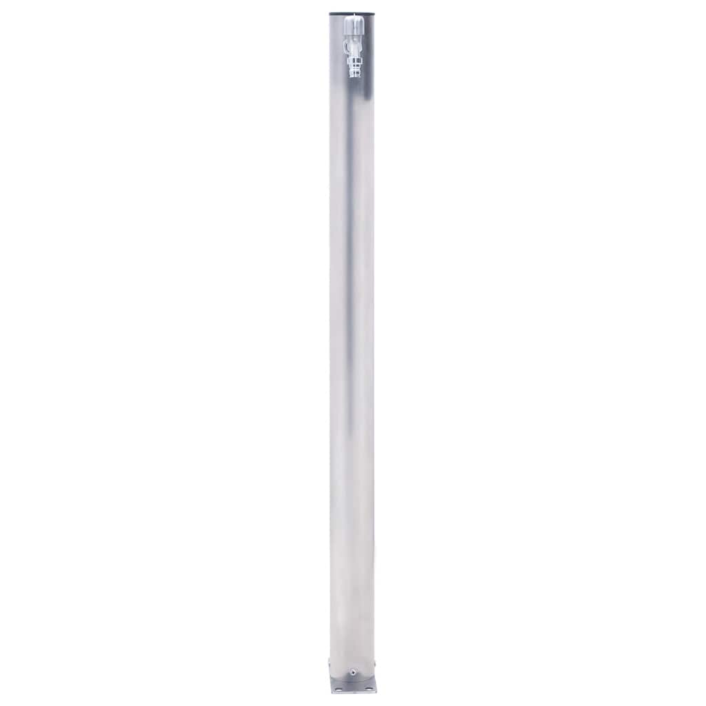 Vidaxl Garden Crane On Round Post, 40 Cm, Stainless Steel