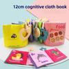 Tear Resistant Baby Cloth Book Early Education Toy For Infants Cognitive Learning Chewable Sensory Book