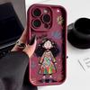 Curly Hair Girl Applies To Iphone16pro Mobile Phone Case Apple 15 Anti-drop 14 Cartoon 13promax New 16x