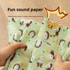 Folding Paper Cat Tunnel Toy Cat Burrows Through Pocket Rolling Dragon Passage Toy Interactive Play