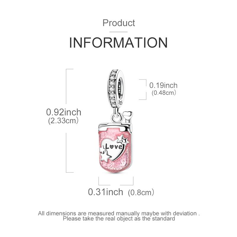 Copper Charms Beads Coffee Hexagram Phone Rings Pendants Fit Women Original Bracelet Diy Jewelry Gift