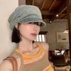Retro Washed Pleated Denim Beret Women'S Summer And Autumn Niche Versatile Face Small Octagonal Hat Japanese Painter Hat