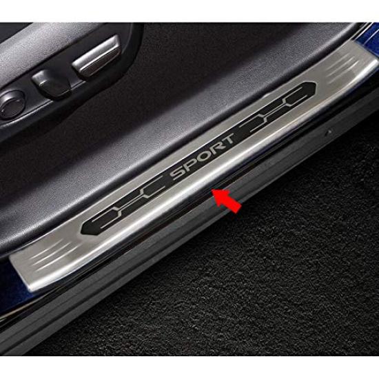 RUIQ Toyota New RAV4 5th Generation XA50 Series Interior Stainless Steel Step Garnish Side Step Garnish Exterior Designed Exclusively for TOYOTA RAV4