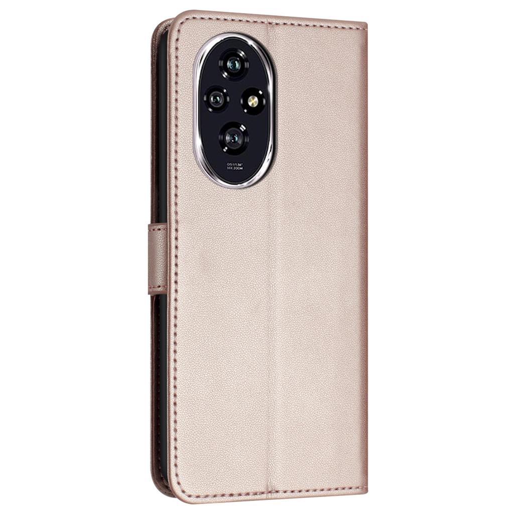 Dla Honor 200 5G Etui z podstawką Skórzany portfel Pokrowiec na telefon