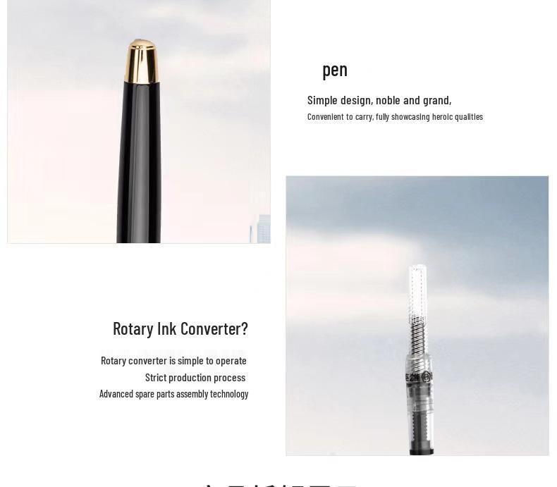 HERO 756 Gold Iridium Nib Fountain Pen - Business, Office, Student Writing, High-Grade Gift Box