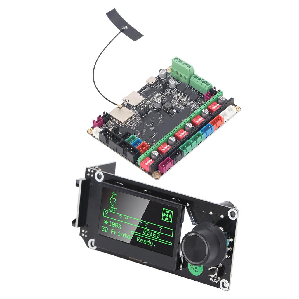 3D-Drucker Motherboard Kit Steuerplatine mit LCD-Bildschirm 5 A4988 Schrittmotortreiber Hauptplatine