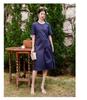 [Shirt Skirt] Summer Solid Color Simple Age Reducing Mid Length Women's Dress