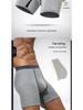 Men's Plus Velvet Thermal Boxer Shorts - Anti-Friction and Lengthened for Autumn/Winter, Ideal for Middle-Aged and Elderly.